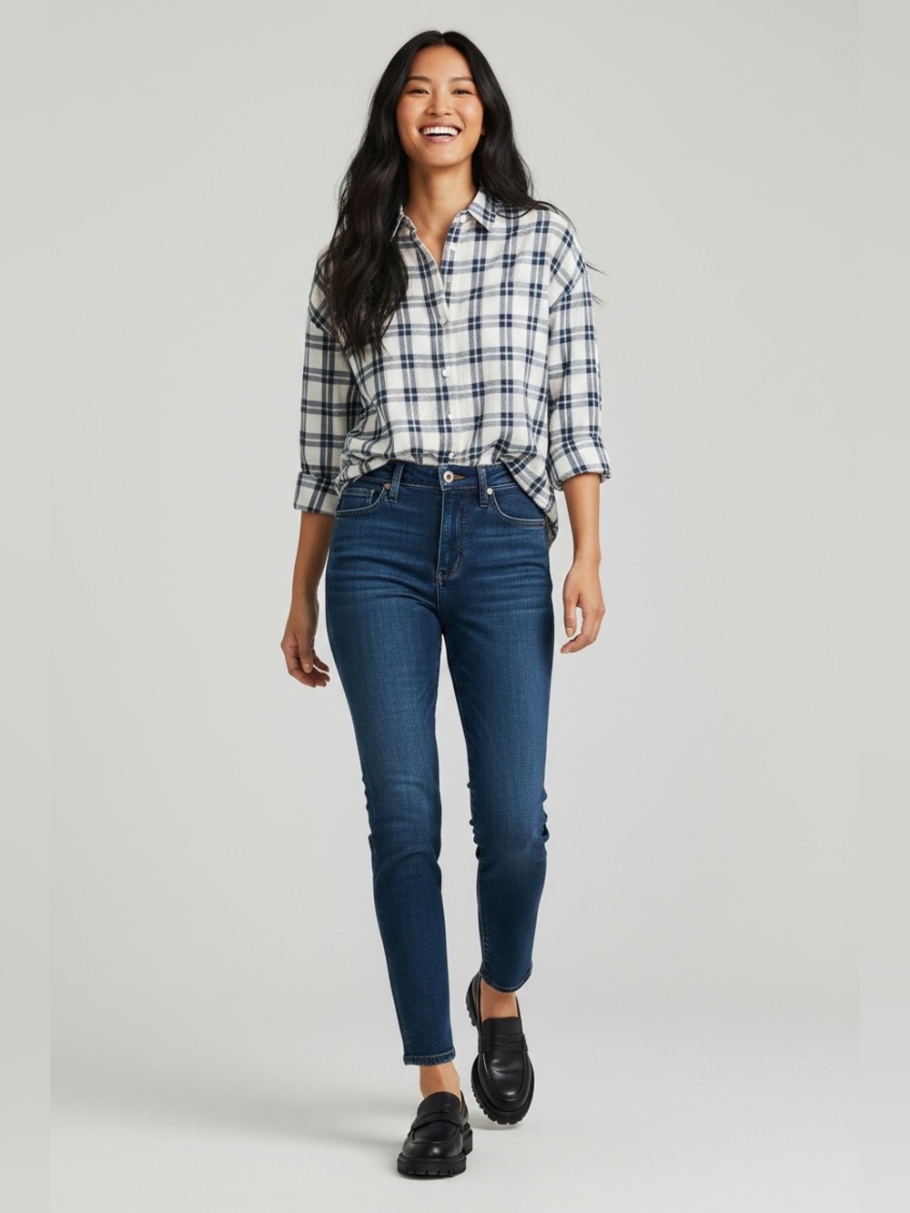 Madewell Mid-Rise Stovepipe Jeans Women’s 25 Straight Leg Medium Wash